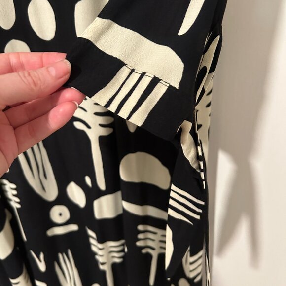 Bel Kazan Kate Dress - Ledo Black & White print (sold out) - Picture 3 of 4